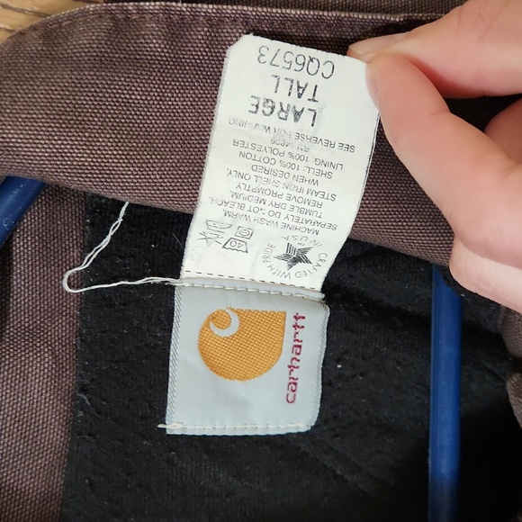VINTAGE Carhartt Coat Size Men's Large Tall - Picture 2 of 8
